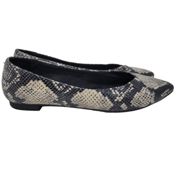 VIONIC Caballo Snake Slip On Flats Point Toe Comfort Orthopedic Shoes - Picture 6 of 11